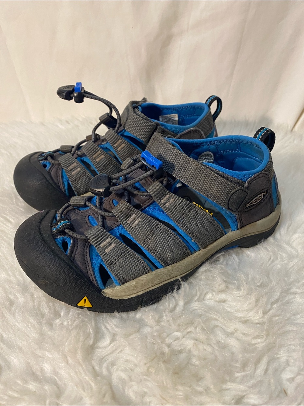 Keen Newport H2 Kids Gray and Blue Water Sport Sandals